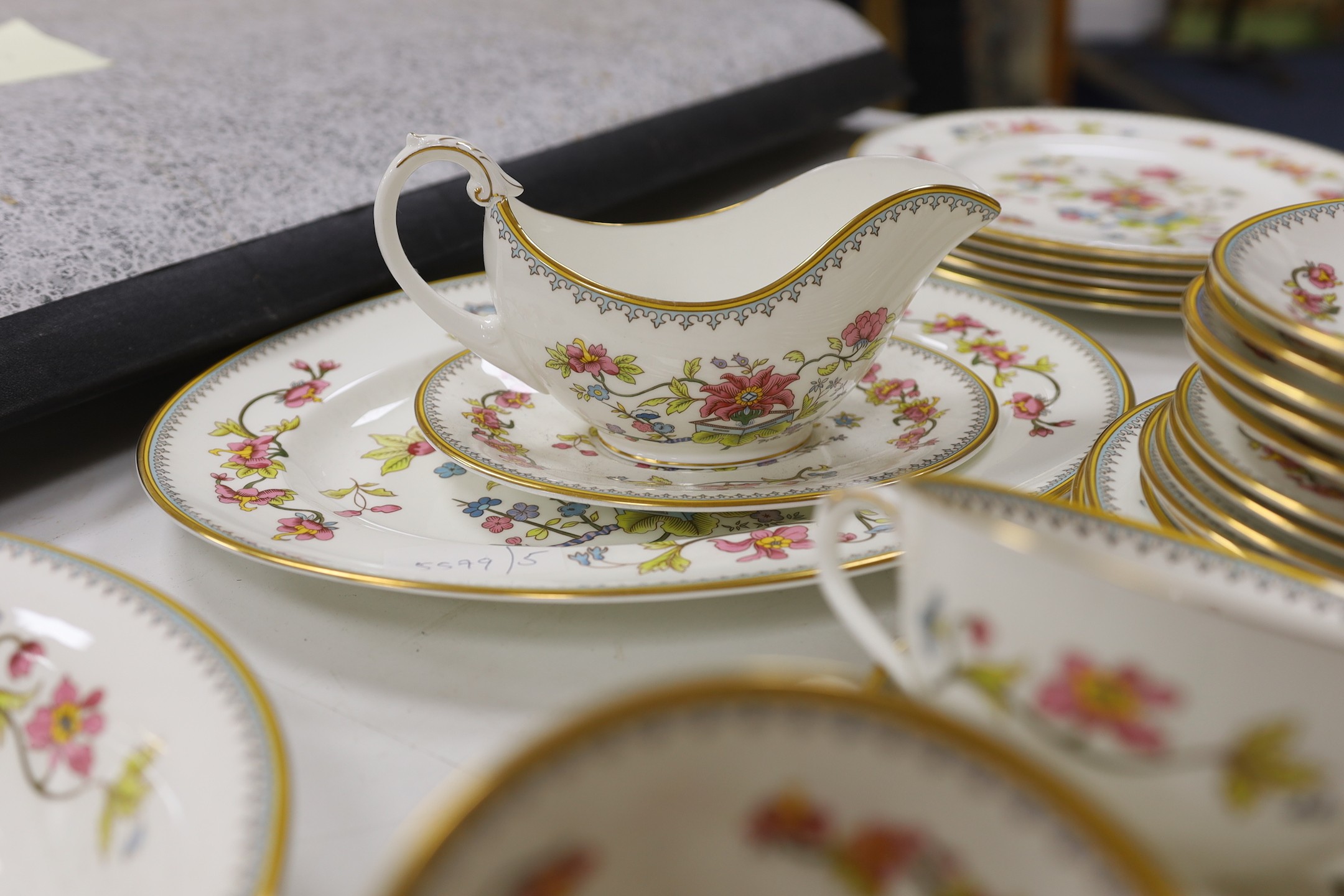 A Coalport Persian Flower part dinner service